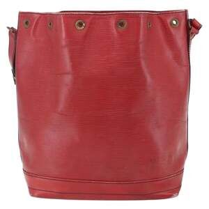 Louis Vuitton Epi Noe Bucket Bag Red